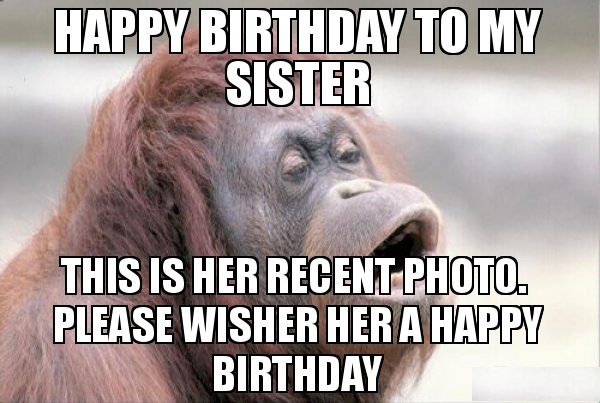 Birthday memes happy birthday brother funny from sister