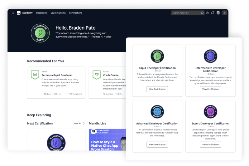 Mendix For Developers - Retina Vintage Patterns for Desktop
