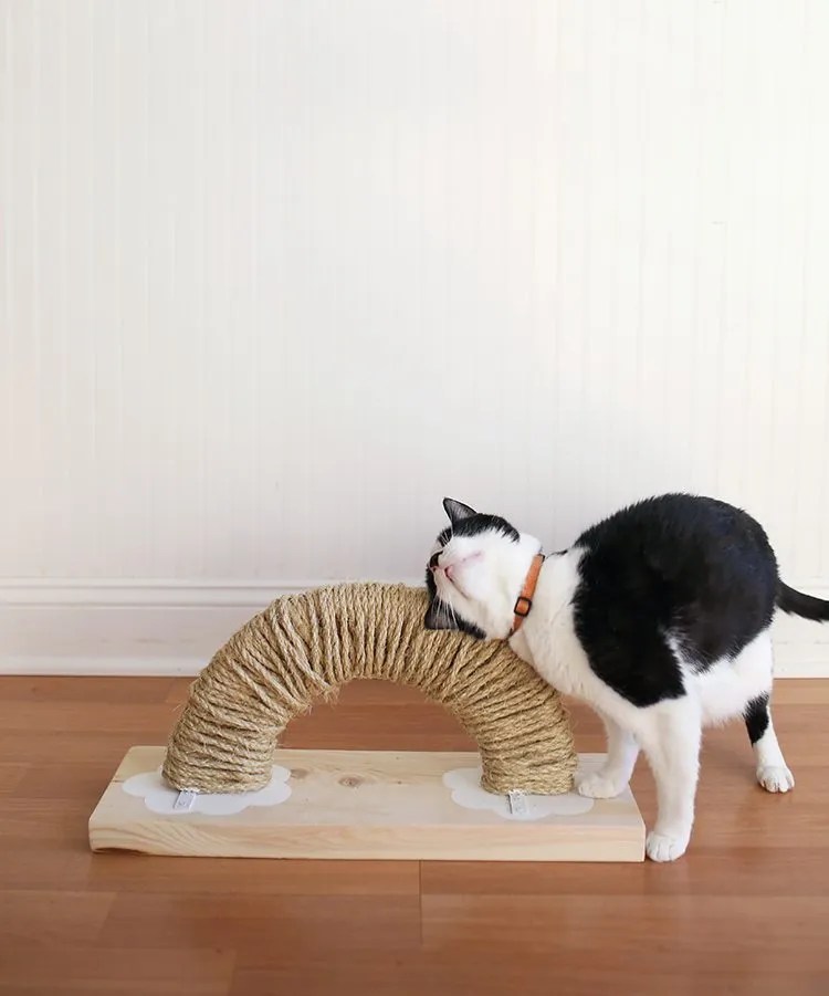 DIY cat scratcher