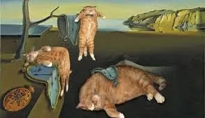 cats in famous paintings