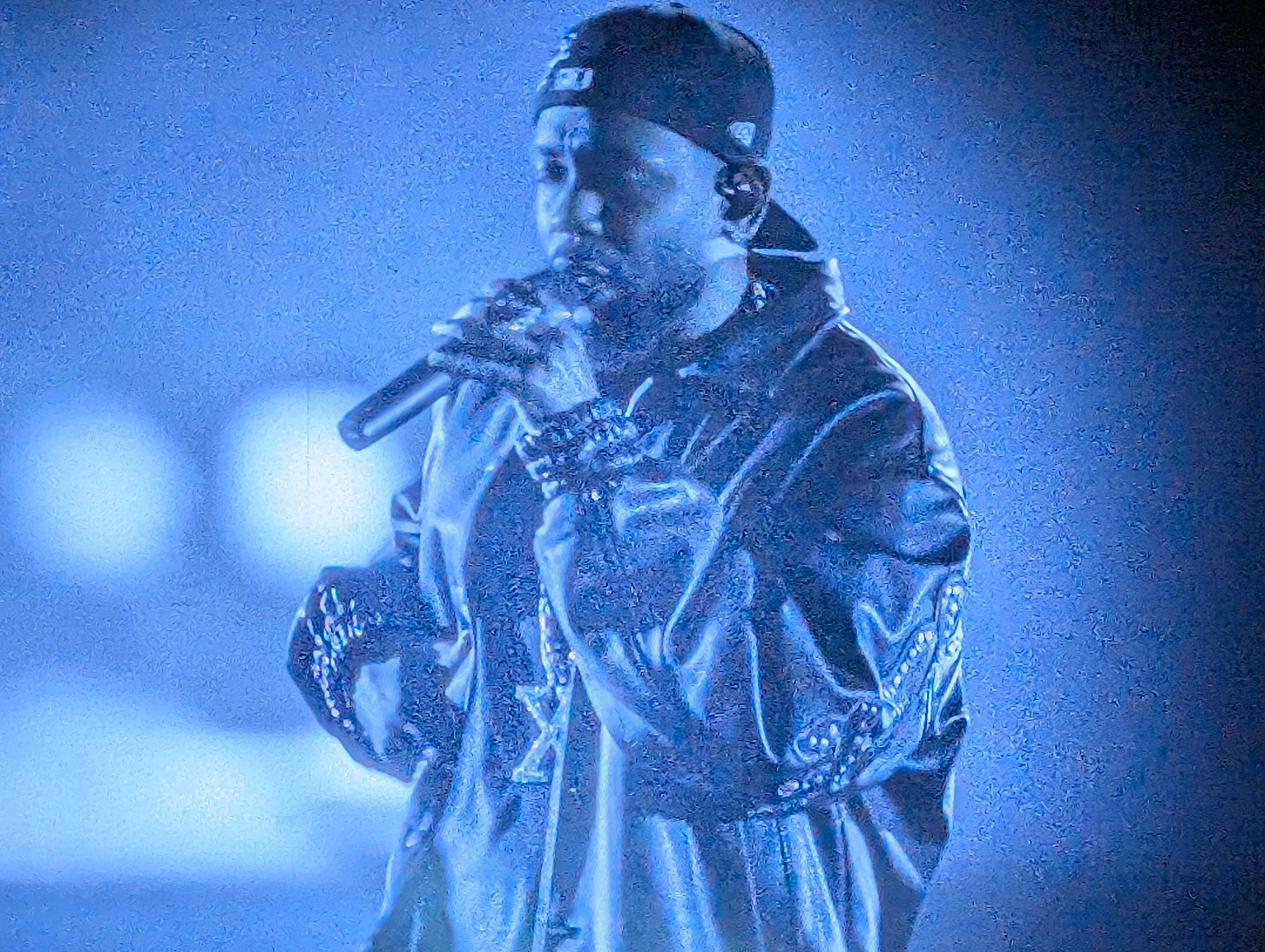 O Kendrick Lammer estrelou a Oracle Arena em São Francisco em 29 de maio de 2025 (Jim Harrington, Bay Area News Group).