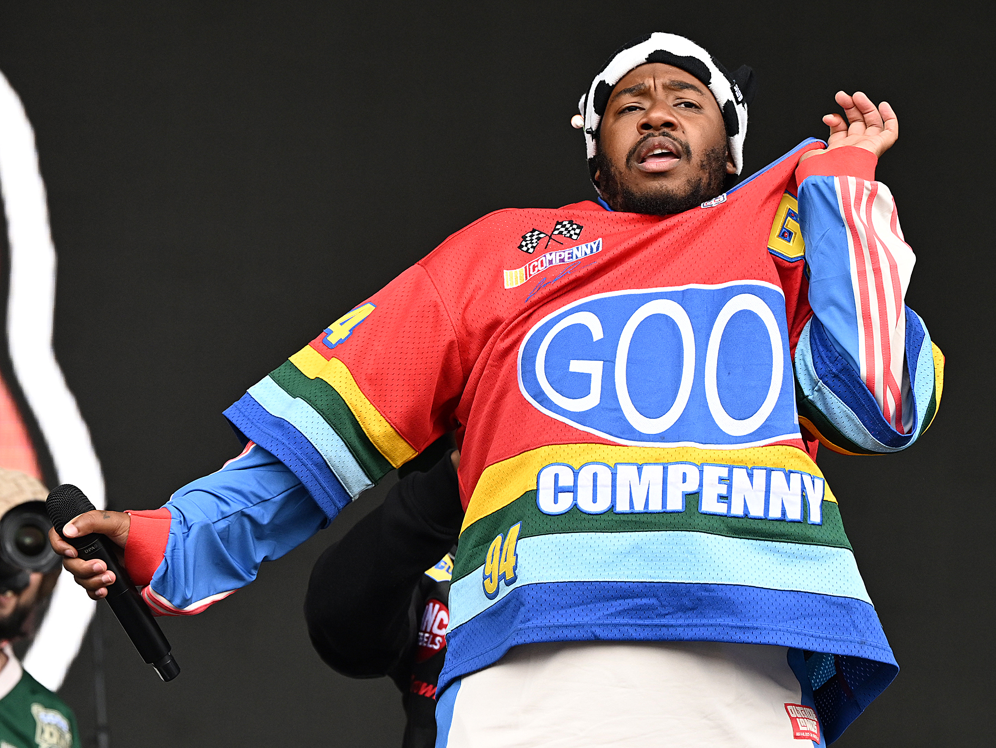 LaRussell performs on the Lands End stage during Outside Lands at Golden Gate Park in San Francisco on Aug. 9, 2025. (Chris Riley/Times-Herald)