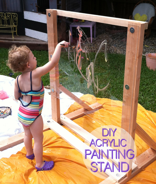Diy Acrylic Painting Stand Meri Cherry