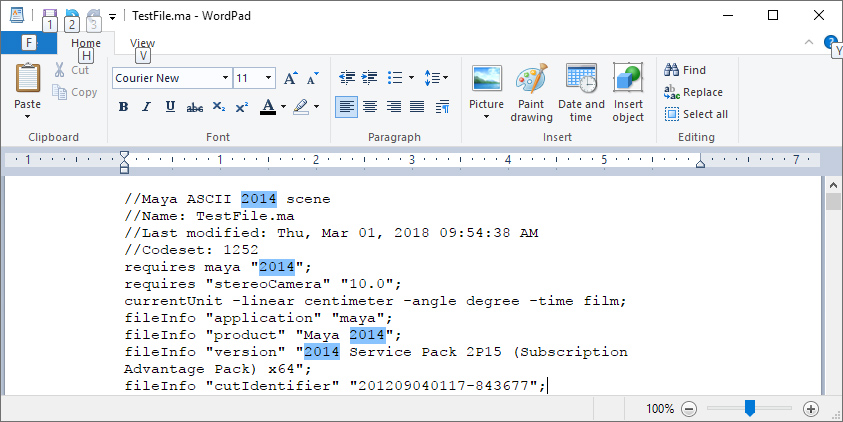 Convert Maya files to open in older versions of Maya! - METHOD: J