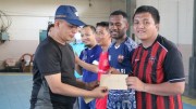 Humas Polda Papua Vs Insan Pers Lomba Futsal Dalam Rangka HUT Humas Polri ke 71