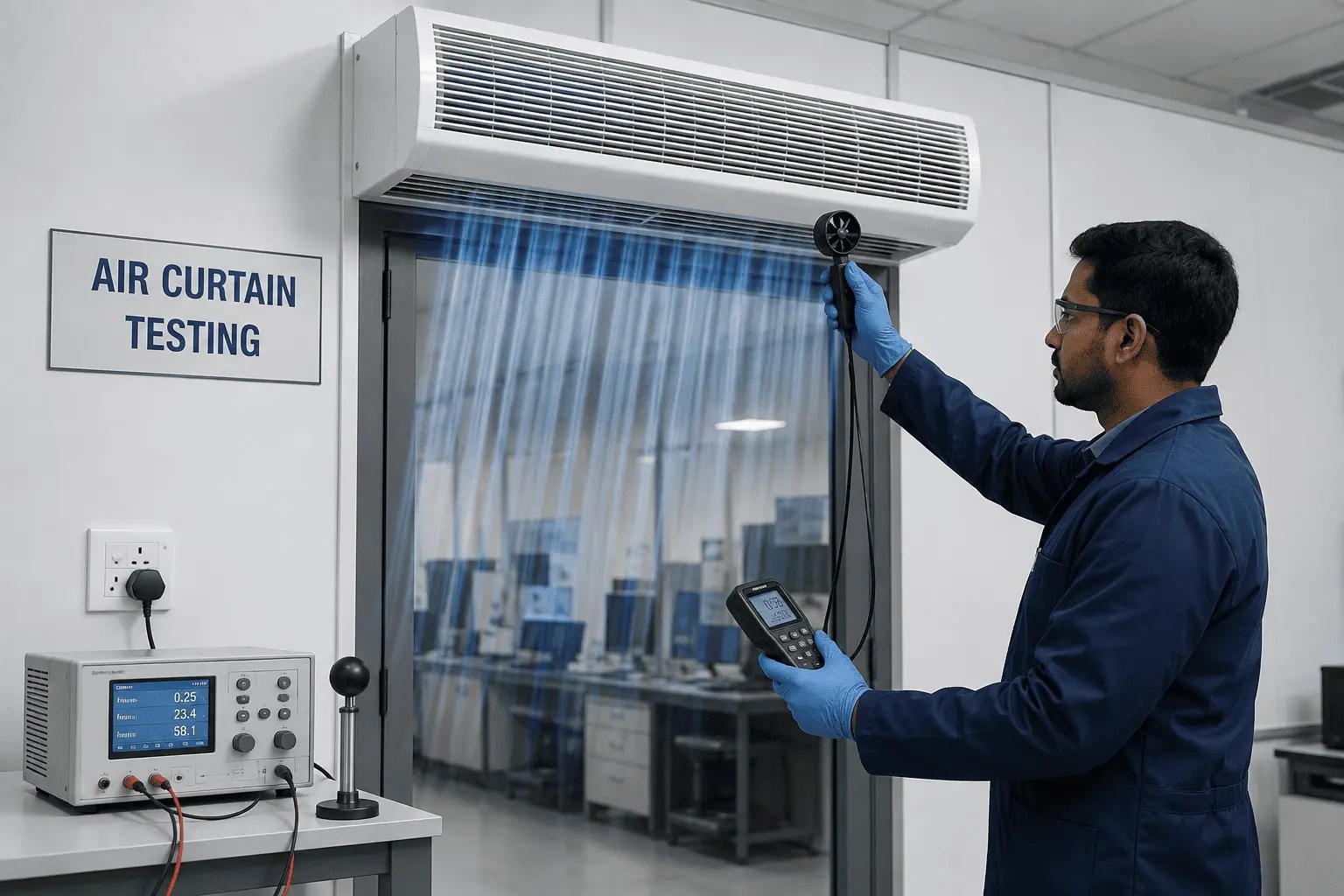 Air Curtain Testing