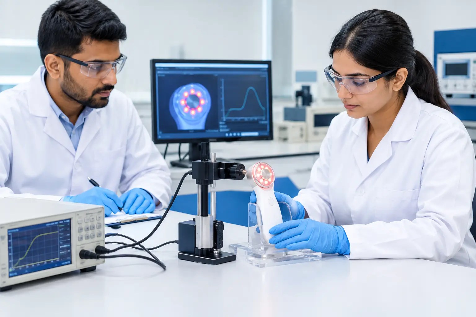 Facial Beauty Device Testing