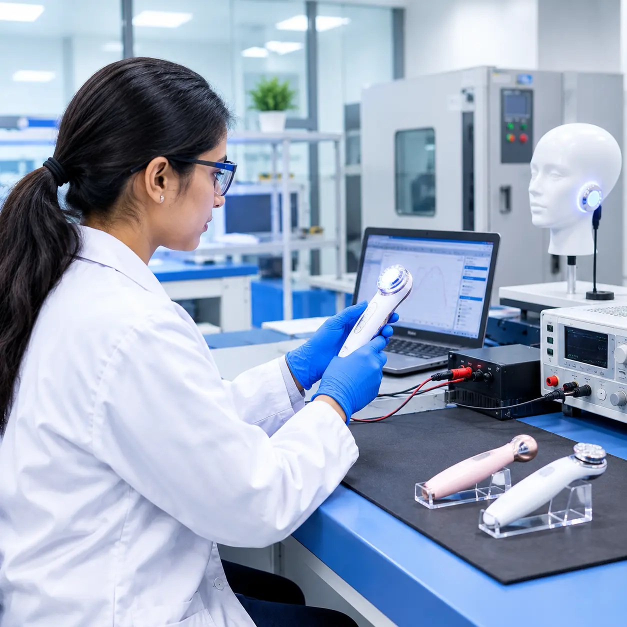 Facial Beauty Device Testing