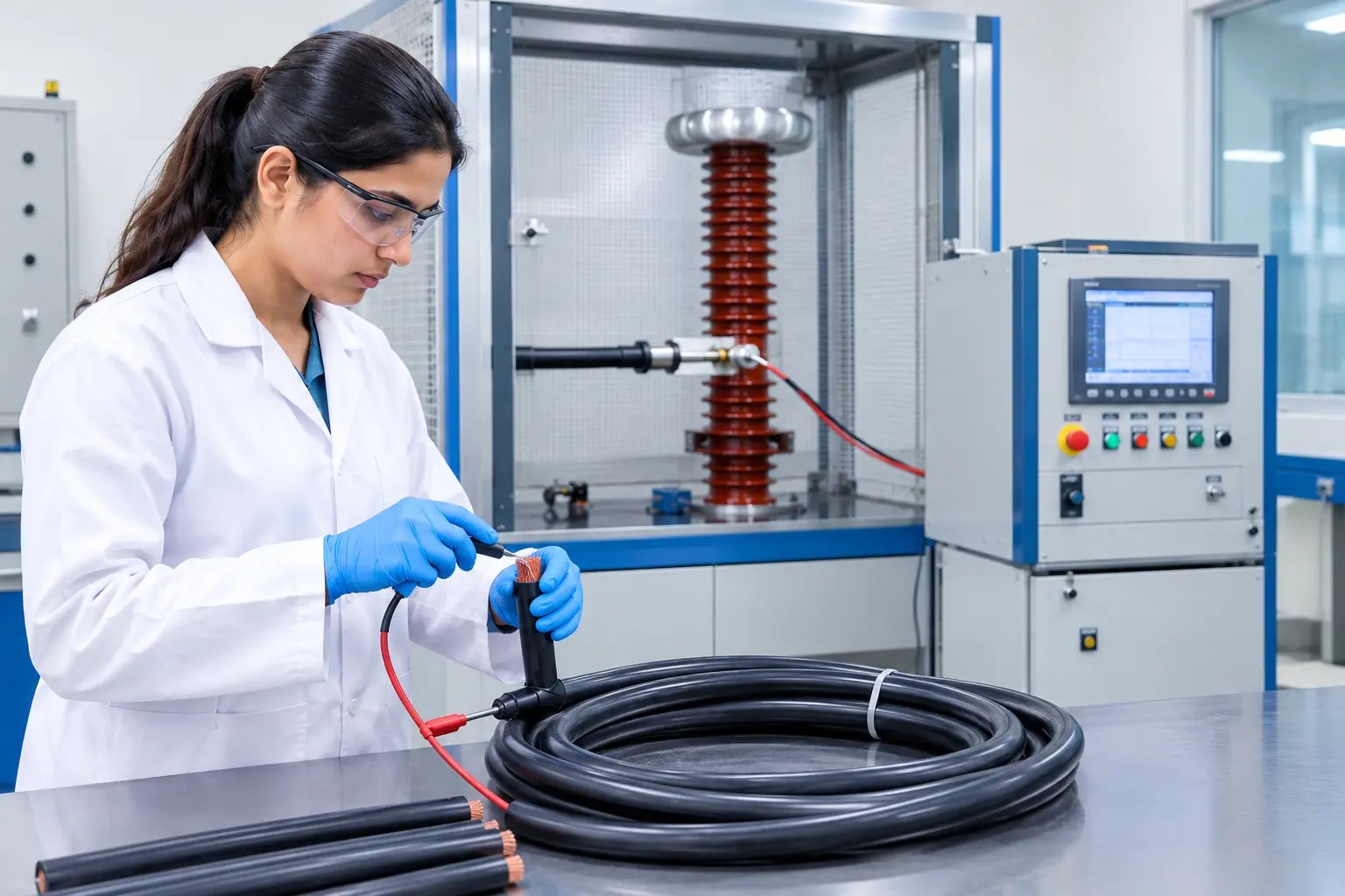 Rubber Insulated Cables Testing 2