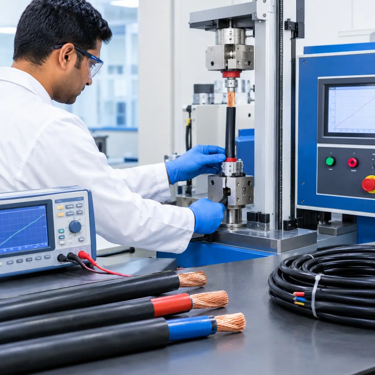 Rubber Insulated Cables Testing