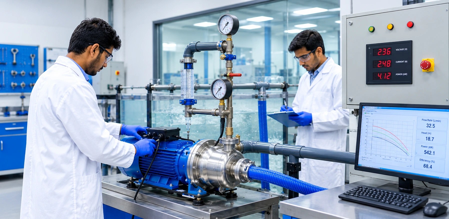 Water Pump Testing 1