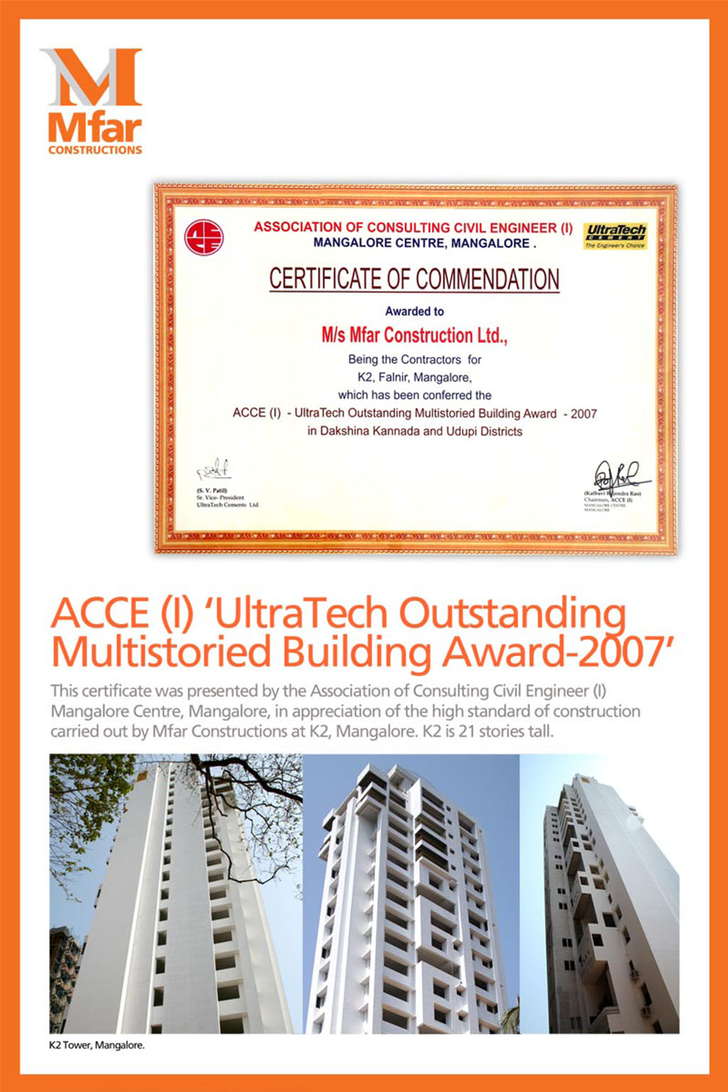 Mfar Constructions Private Limited