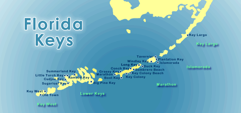 MIAMI SAILING Day And Multiday Sailing Charters In Florida Map Florida Keys 