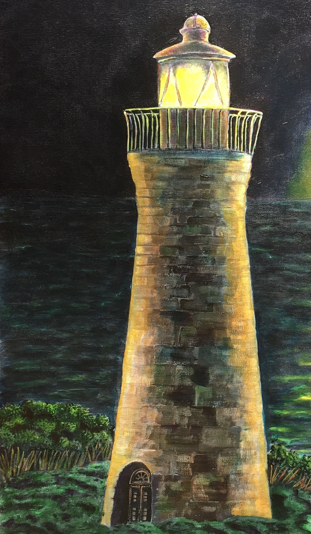 And one of the best things about wood is that it accepts a variety of paints well, whether you opt for something that's. The Lighthouse original acrylic painting by Michael Arnold
