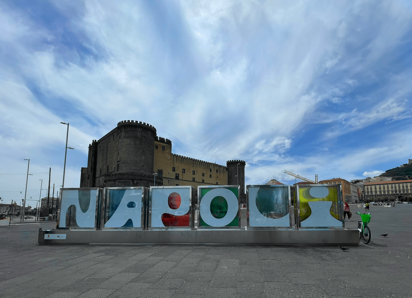 Naples sign in downtown Naples.