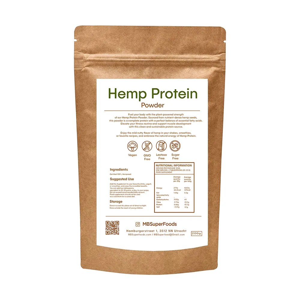 Hemp Protein Powder – Plant-Based Protein & Nutrients