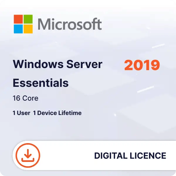 Windows Server 2019 Essentials (16 Core)