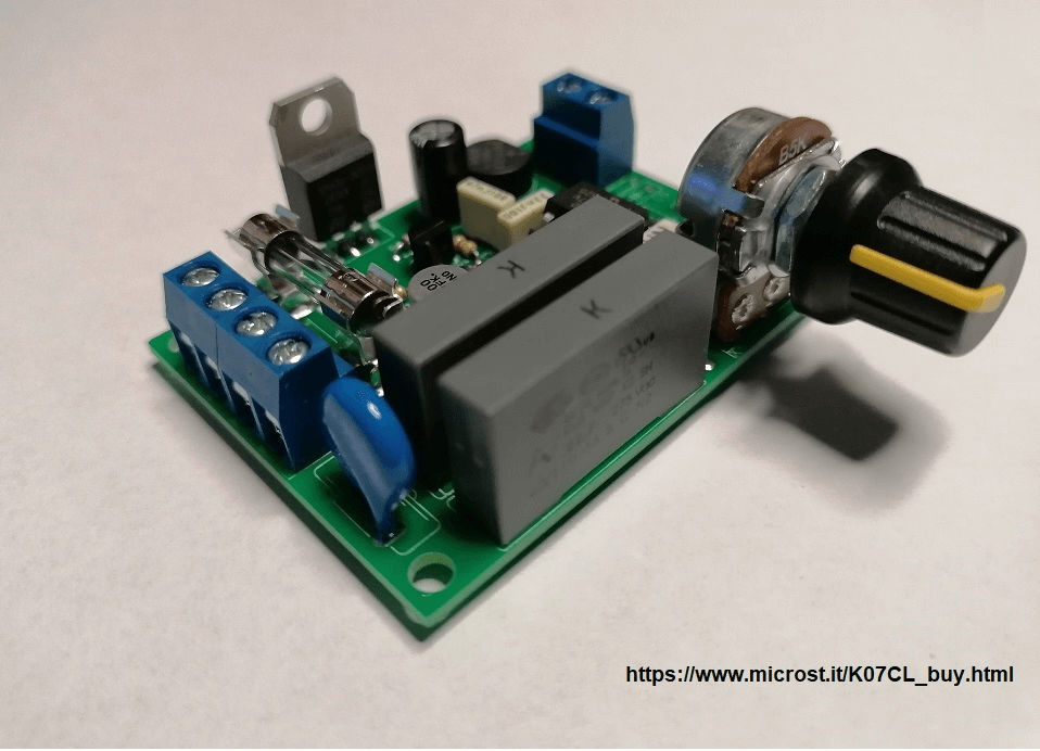 Mst K07 Cl Regolatore Di Velocita Con Controllo Della Coppia Descrizione E Collegamenti
