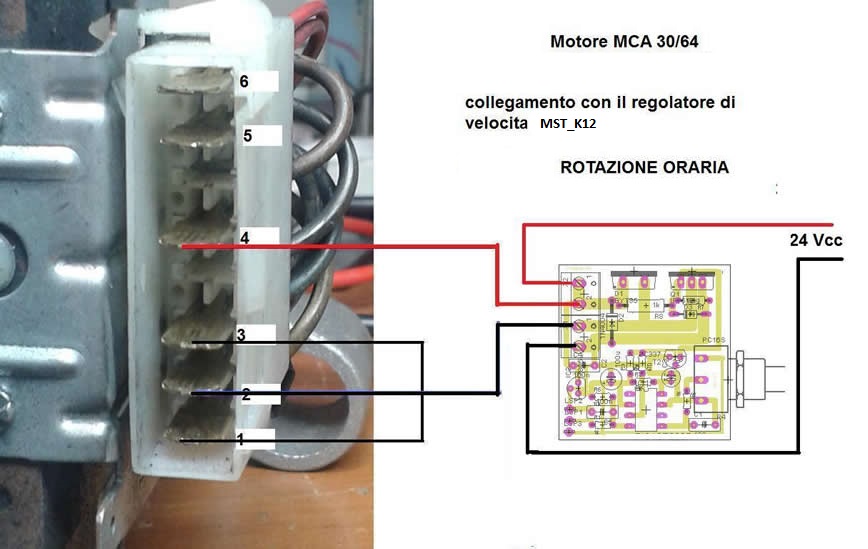 Il Motore Elettrico Universale Mca 30 64 Regolatore Di Velocita In Cc Con Mst K12