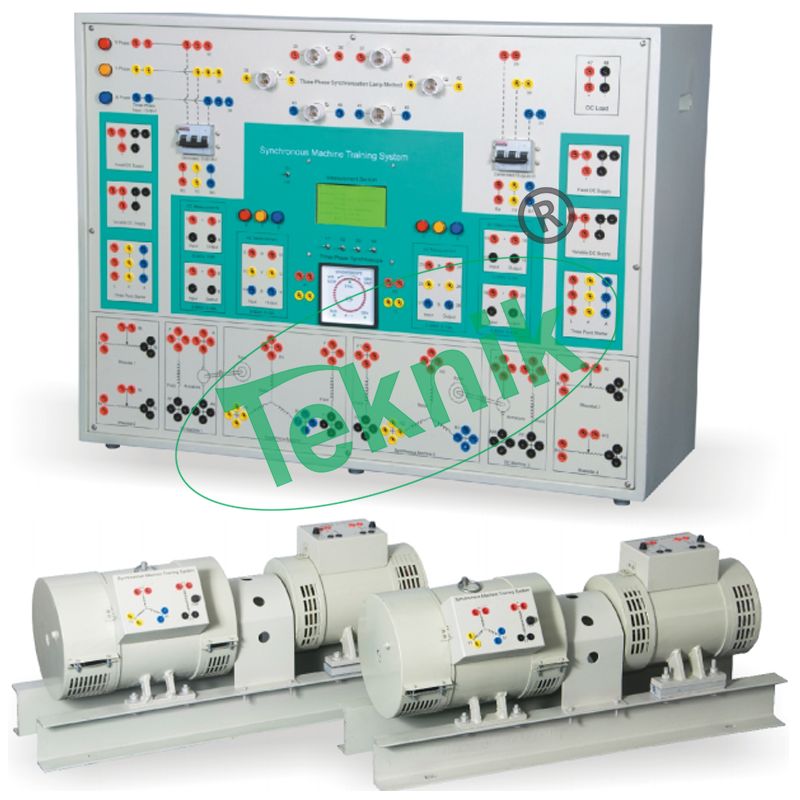 Electrical Electronics Engineering Synchronous Machine Training System - 8K Dark Textures for Desktop