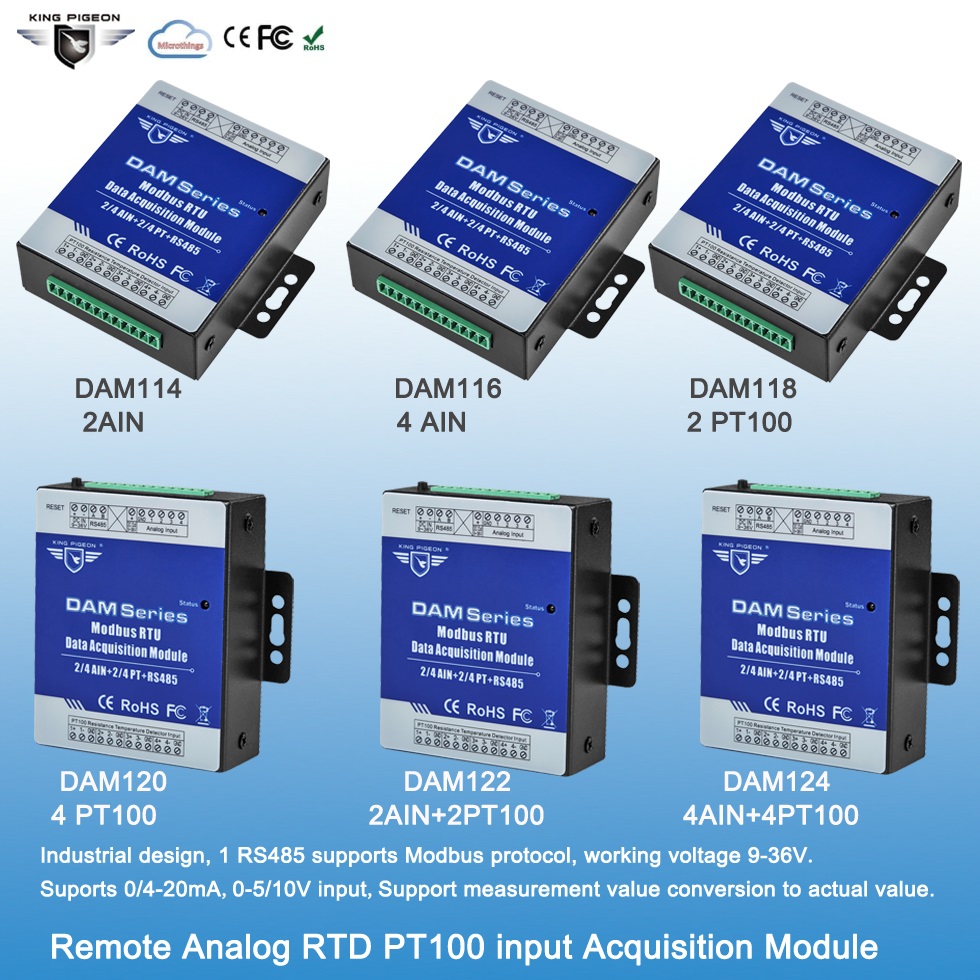 4CH Analog Data Acquisition Module - Microthings