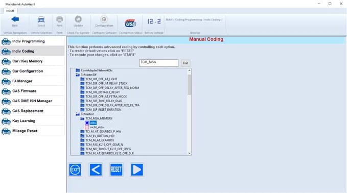 Bmw ecu manual coding