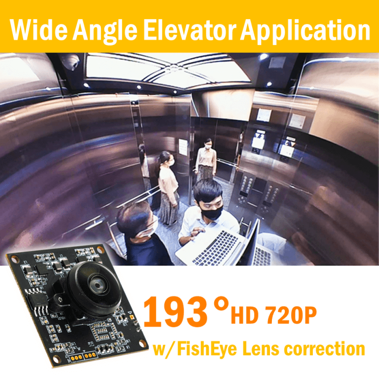 Fish Eye Camera Module 193 Degree Wide Angel USB Fisheye Camera Module | Midas Touch