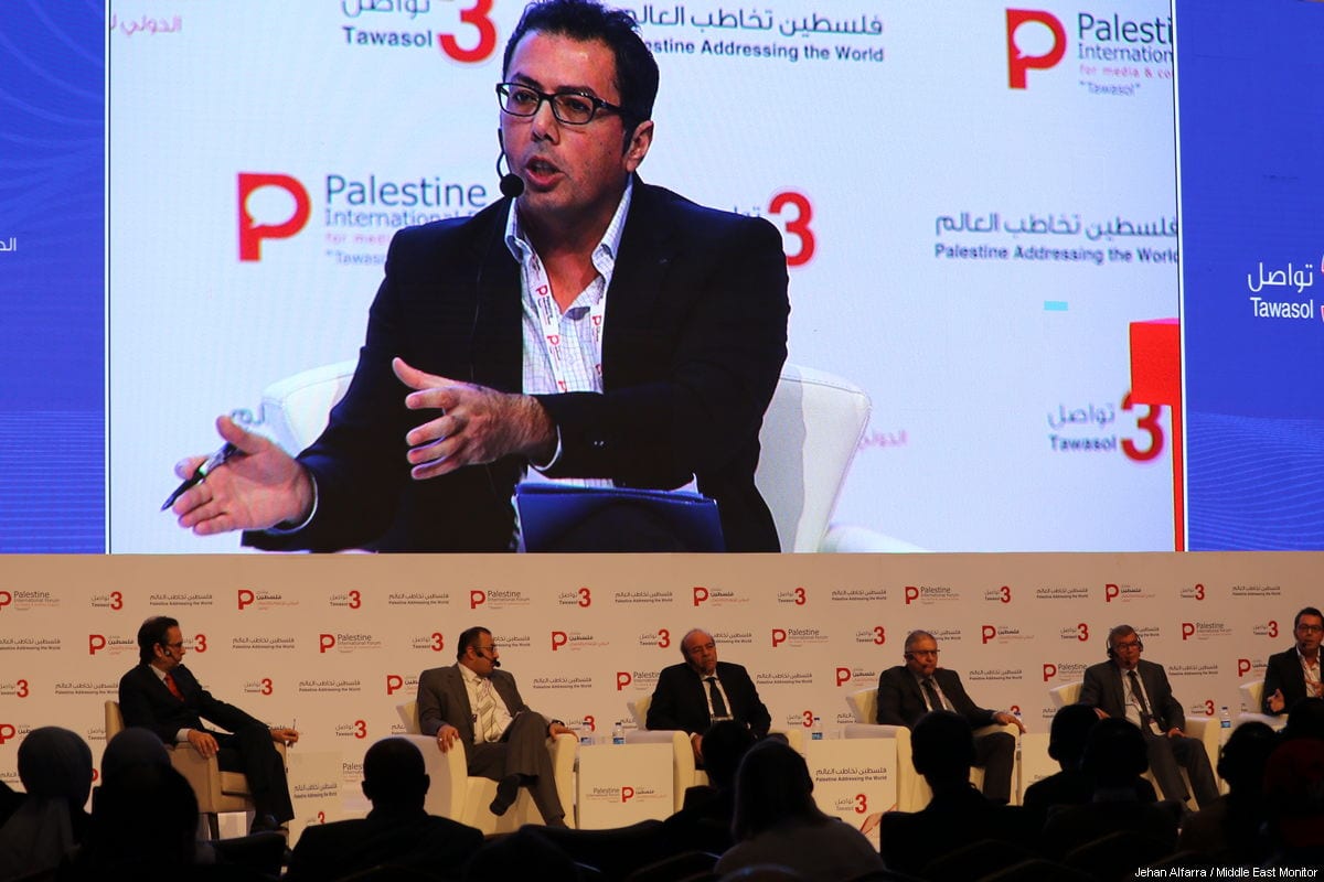 Image from the Palestine Media Forum in Istanbul, Turkey on 18 November 2018 [Jehan Alfarra/Middle East Monitor]