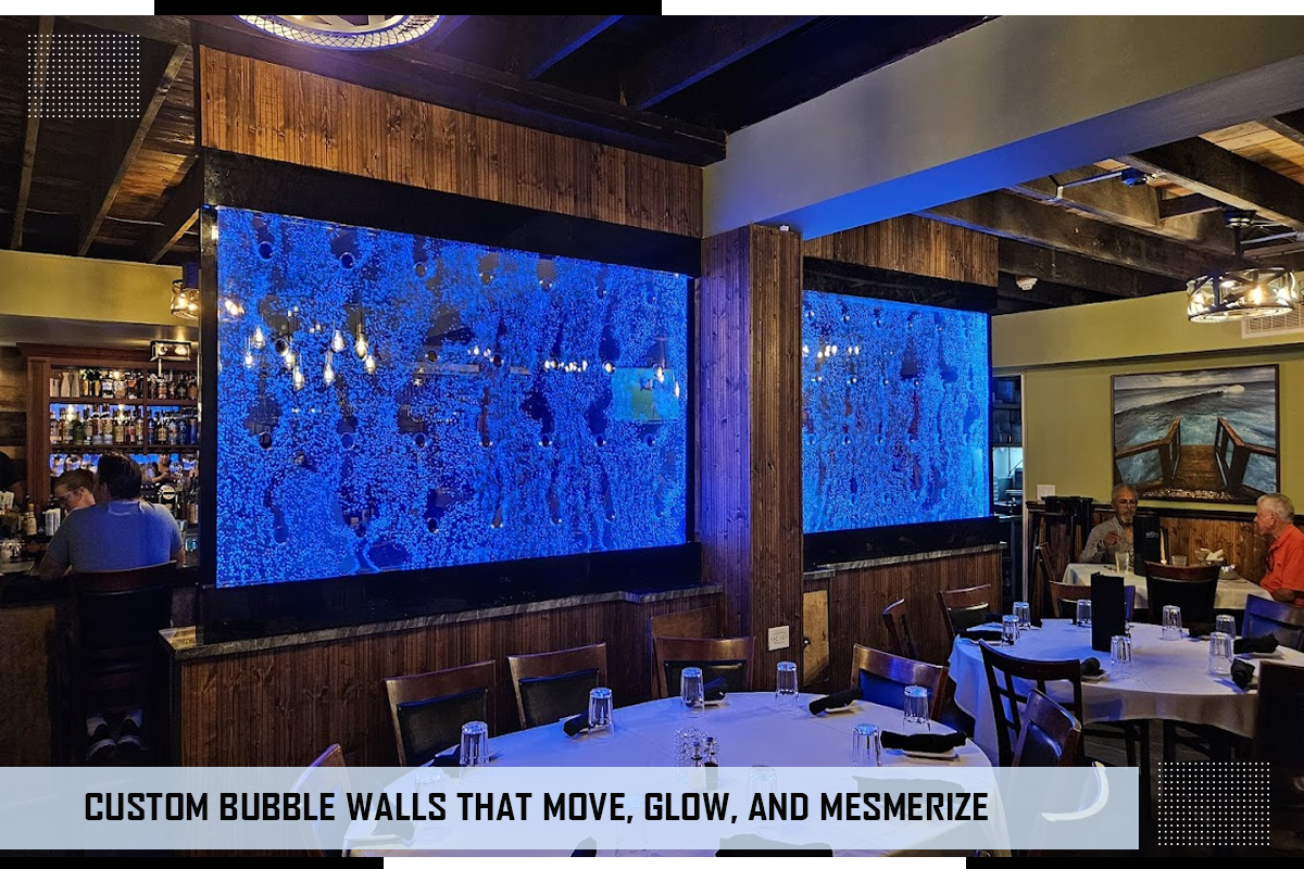 Custom Bubble Walls That Move, Glow, And