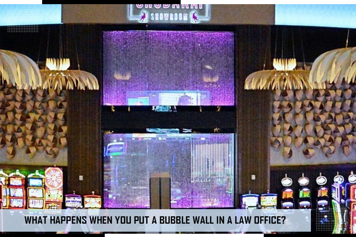 What Happens When You Put A Bubble Wall In A
