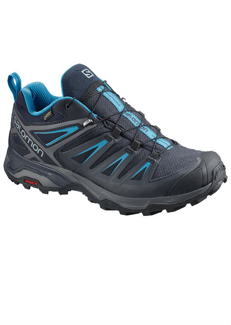 salomon X ULTRA 3 gtx heren zwart/ hawai blauw!