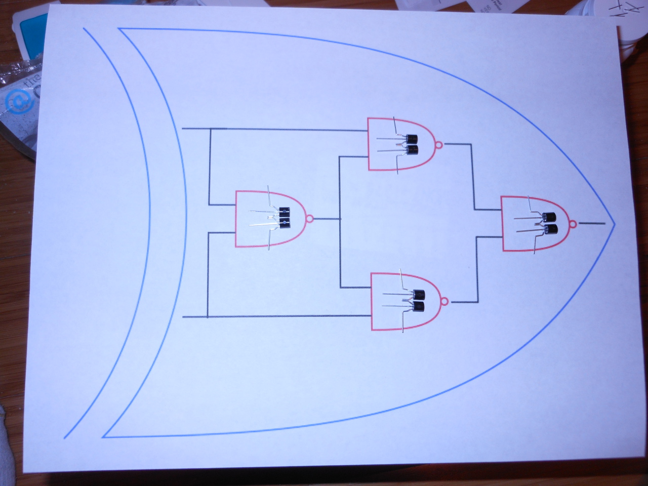 Michael Kohn Conductive Paint Xor Gate