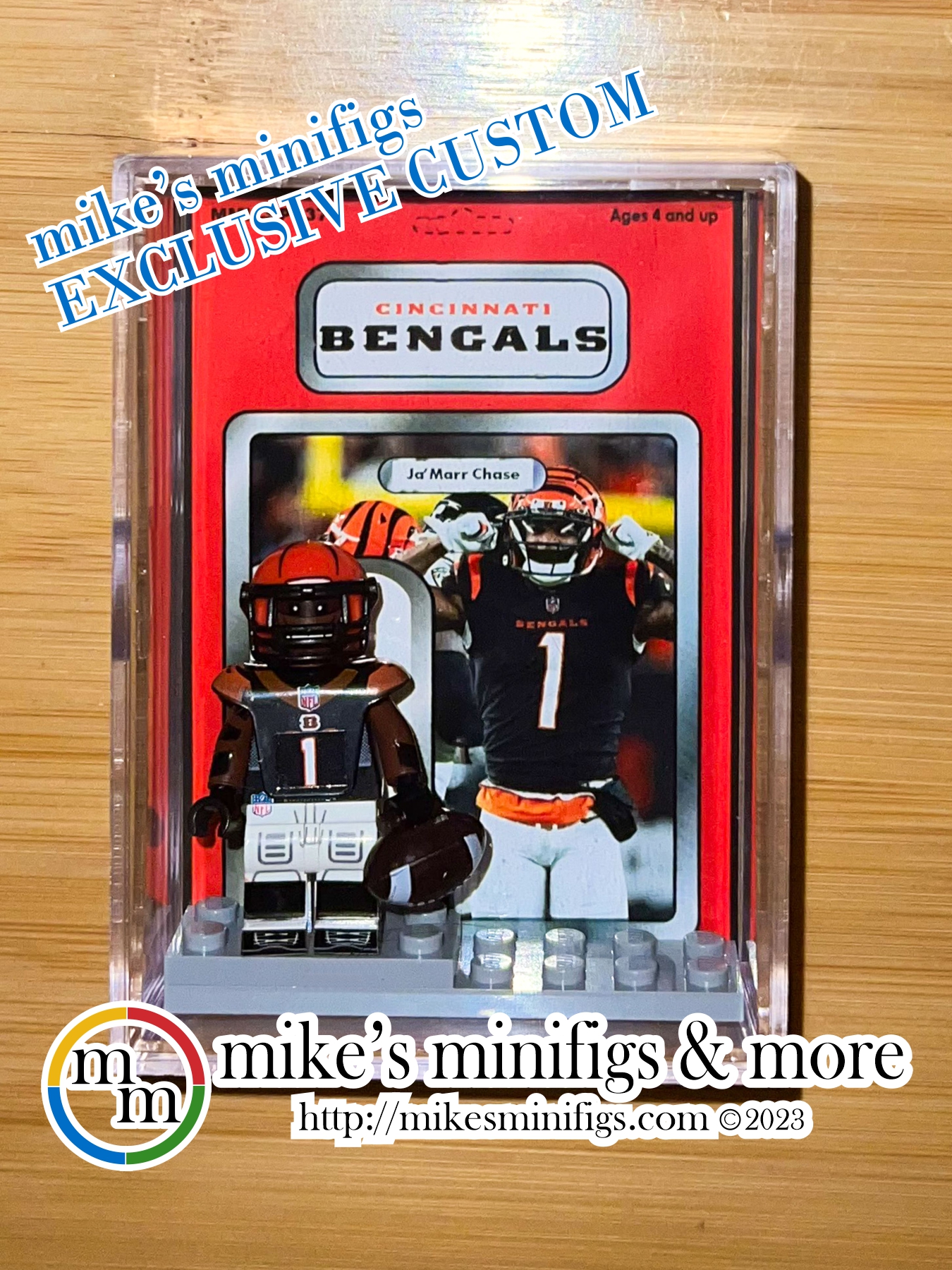 NFL: Ja'Marr Chase – Cincinnati Bengals #1 – Mike's Minifigs & More