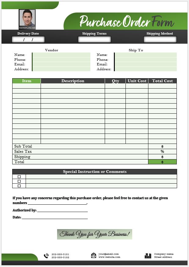 Purchase Order Form 01....