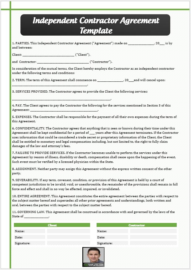 Independent Contractor Agreement Template 02....