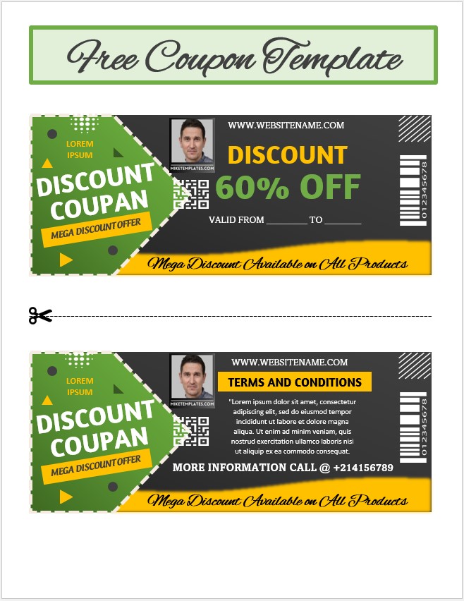 Free Coupon Template 01....