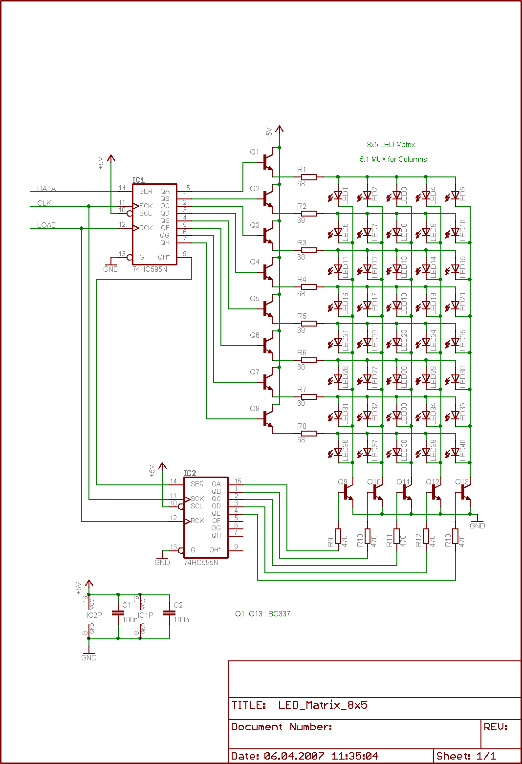 50+ Inspirational Haus Schema - 74HC595 mit einem 8051 ansteuern - Mikrocontroller.net - Titelbild sachwertverfahren haus in bauhausstil.