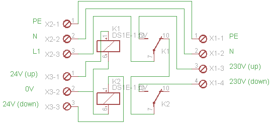 Rolladensteuerung Mit Arduino Und Relais 230v Mikrocontroller Net