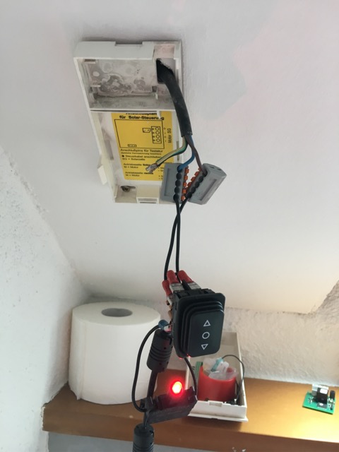 Markisen von heim & haus: Steuerplatine Solar Rollladenmotor 12V - Mikrocontroller.net