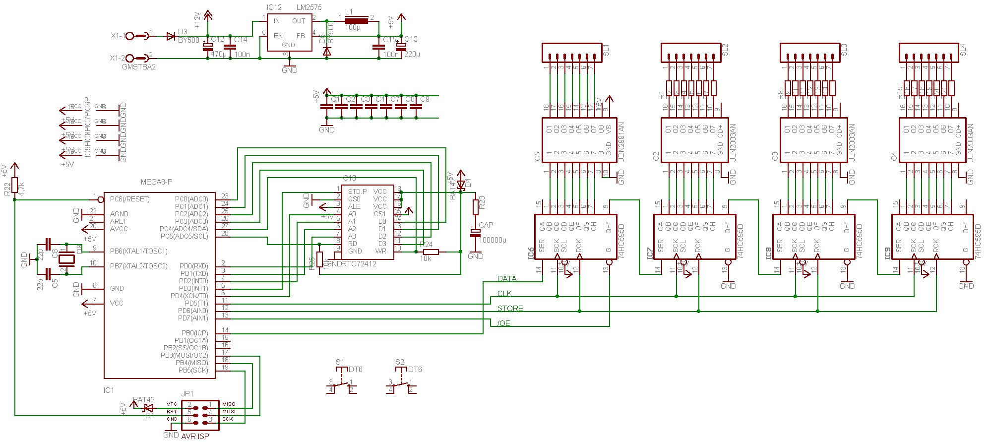 Achten sie auf neutralität und lassen sie sich nicht vom verkäufer/ makler einen gutachter empfehlen. Schaltplan: ATMega8 + RTC72421 + LED Matrix (21x7