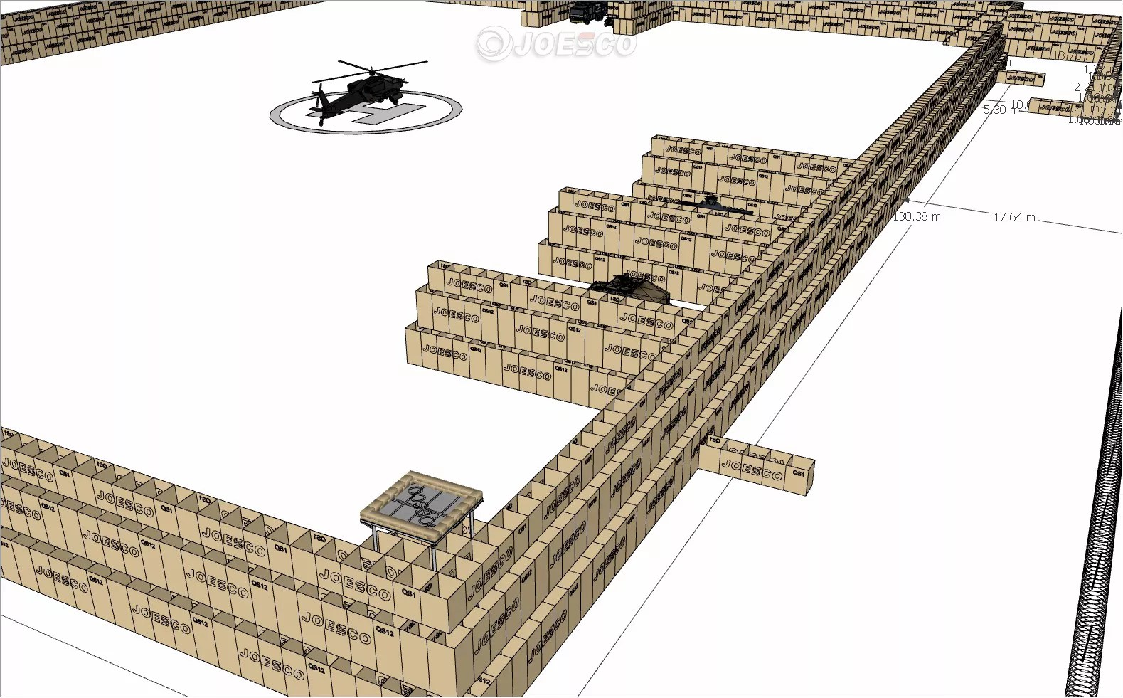 hesco defensive barrier design-12