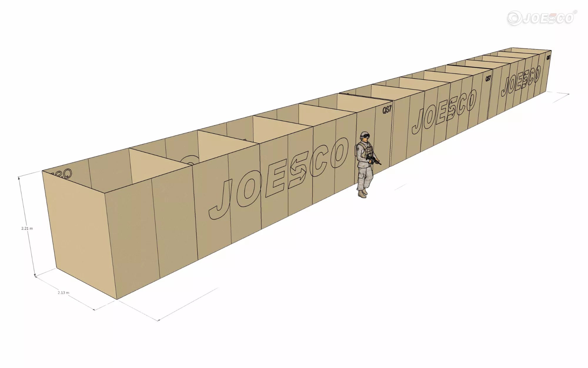 hesco defensive barrier design-2