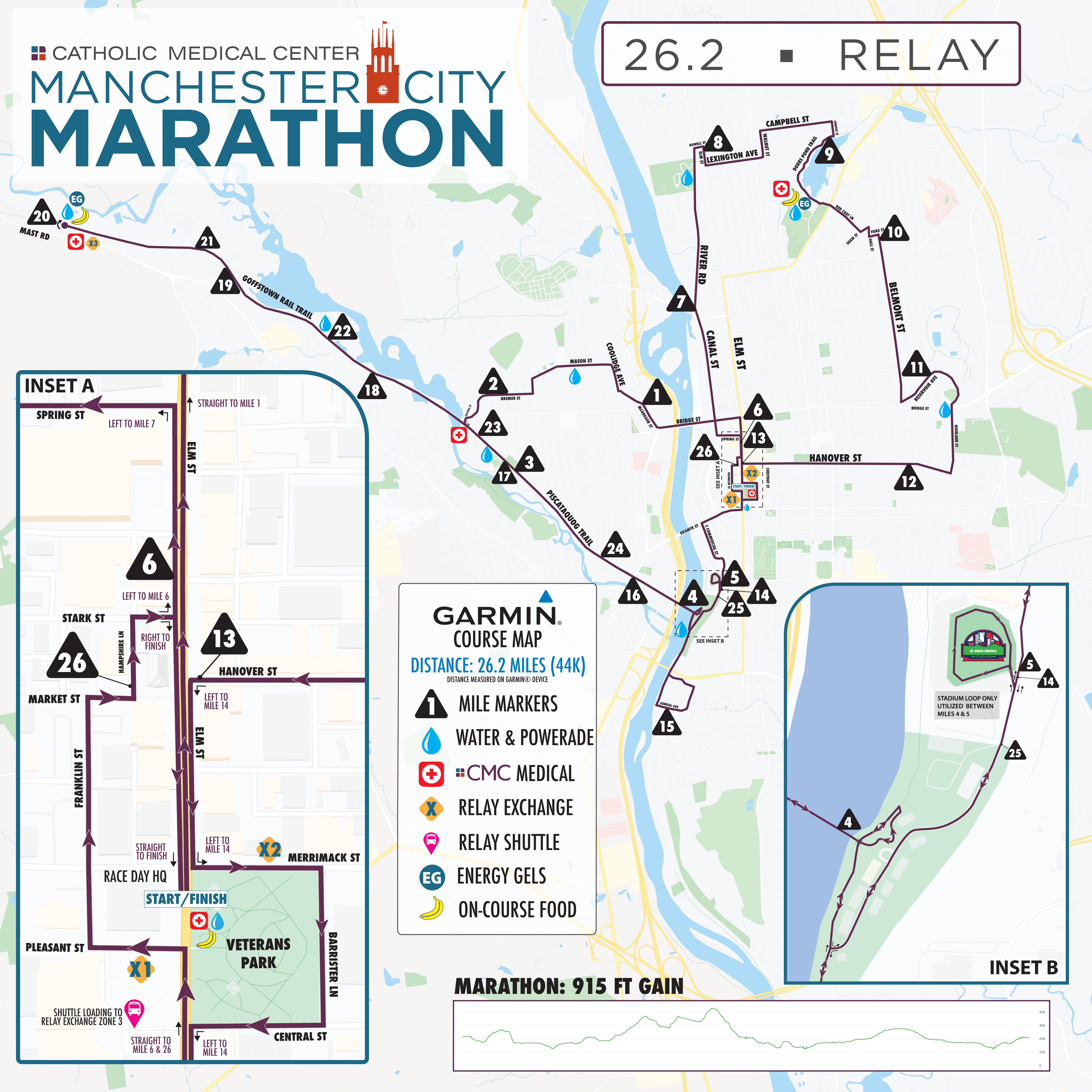 Directions To Manchester Nh CMCMCM 5k CourseMap 2022 