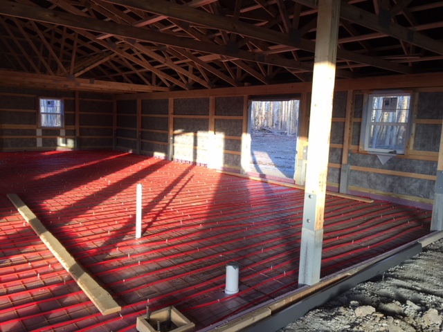 These barns became popular during the period of the great depression, due to the large number of telephone poles that were. Heated Floor Tubing for Pole Barns | MilMar Pole Buildings