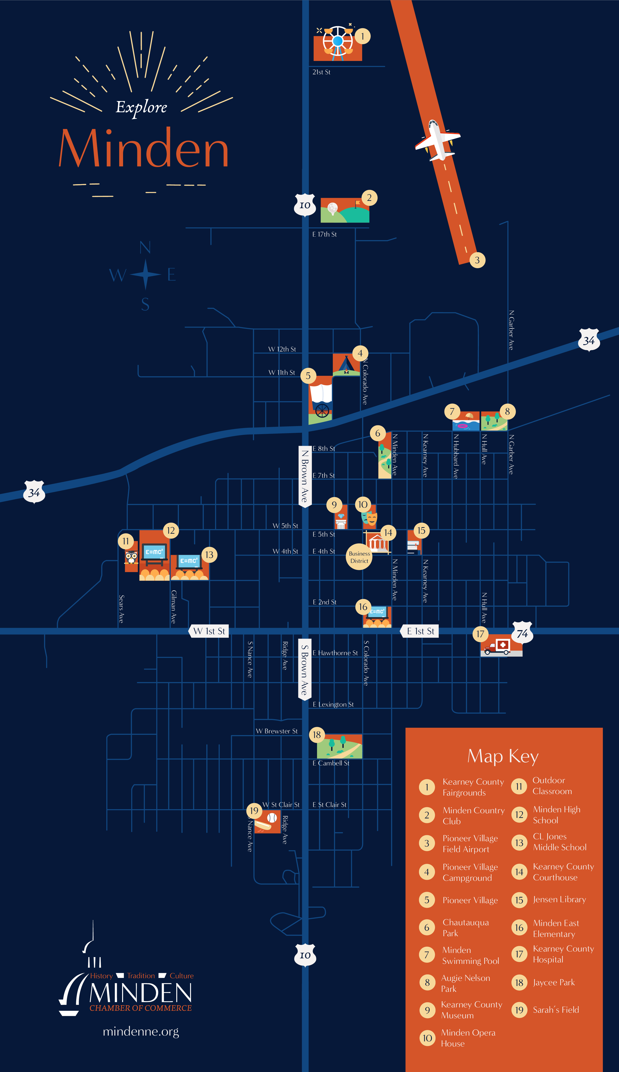 Christmas City Events Minden Chamber Of Commerce Map 