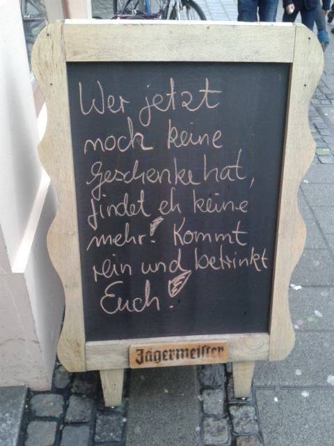 Gib einfach auf! – Frohe Weihnachten