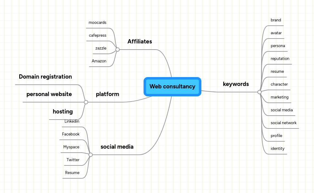 Web Consultancy Mindmeister Mind Map