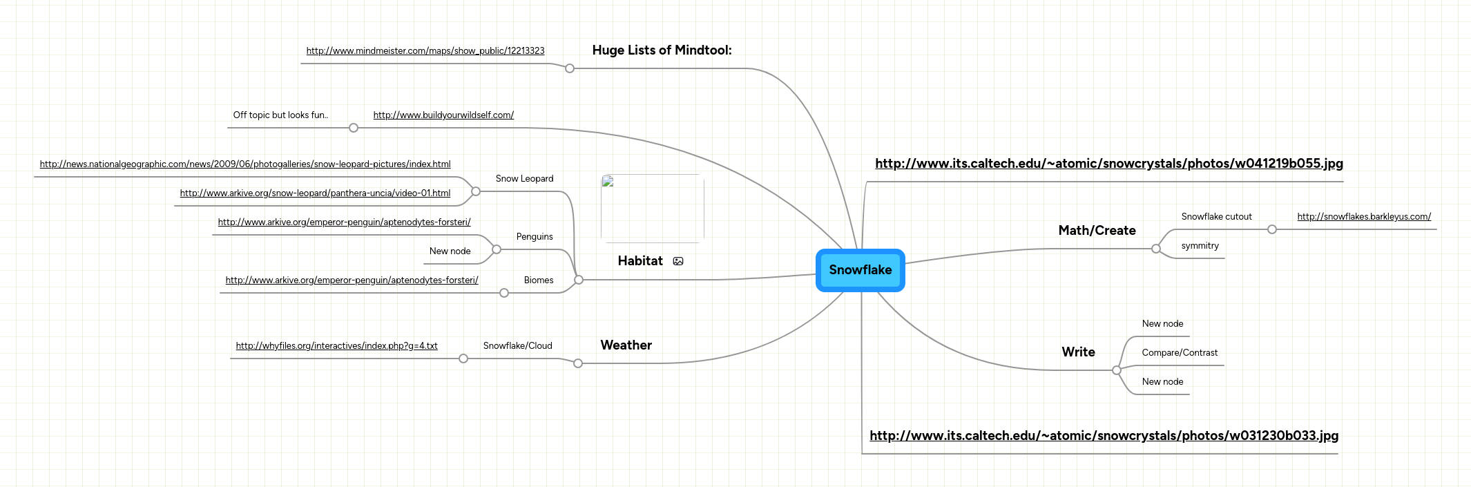 Snowflake Mindmeister Mind Map - Best Nature Backgrounds in Retina