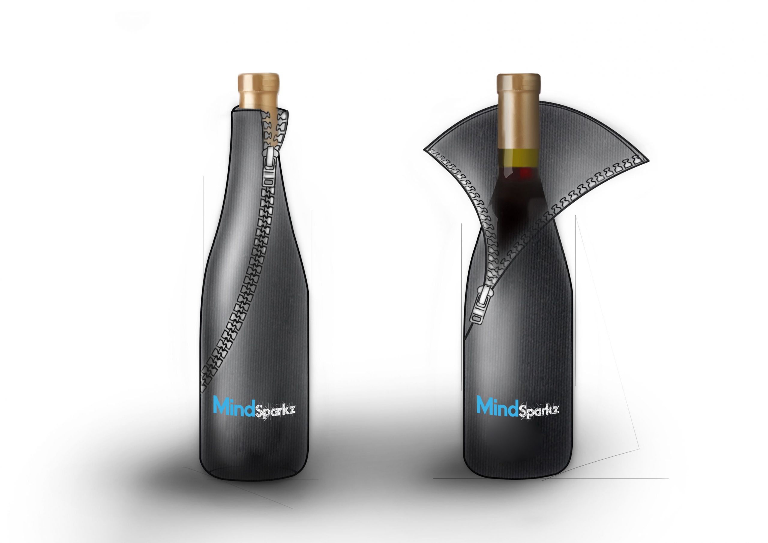 custom wine cooler sleeve Mindsparkz