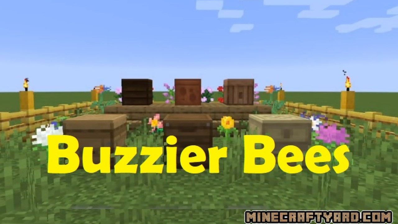 Buzzier Bees Mod 1 16 5 1 15 2 Minecraft Download Buzzy Bees Buzzier Bees Mod 1 16 5 1 15 2 Minecraft Download Buzzy Bees